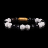 Yin Yang Howlite &  Sulemani Hakik Balance Bracelet (Personalised)