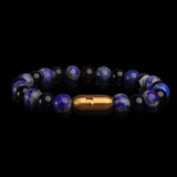Midnight Lapis & Onyx Wisdom Bracelet (Personalised)