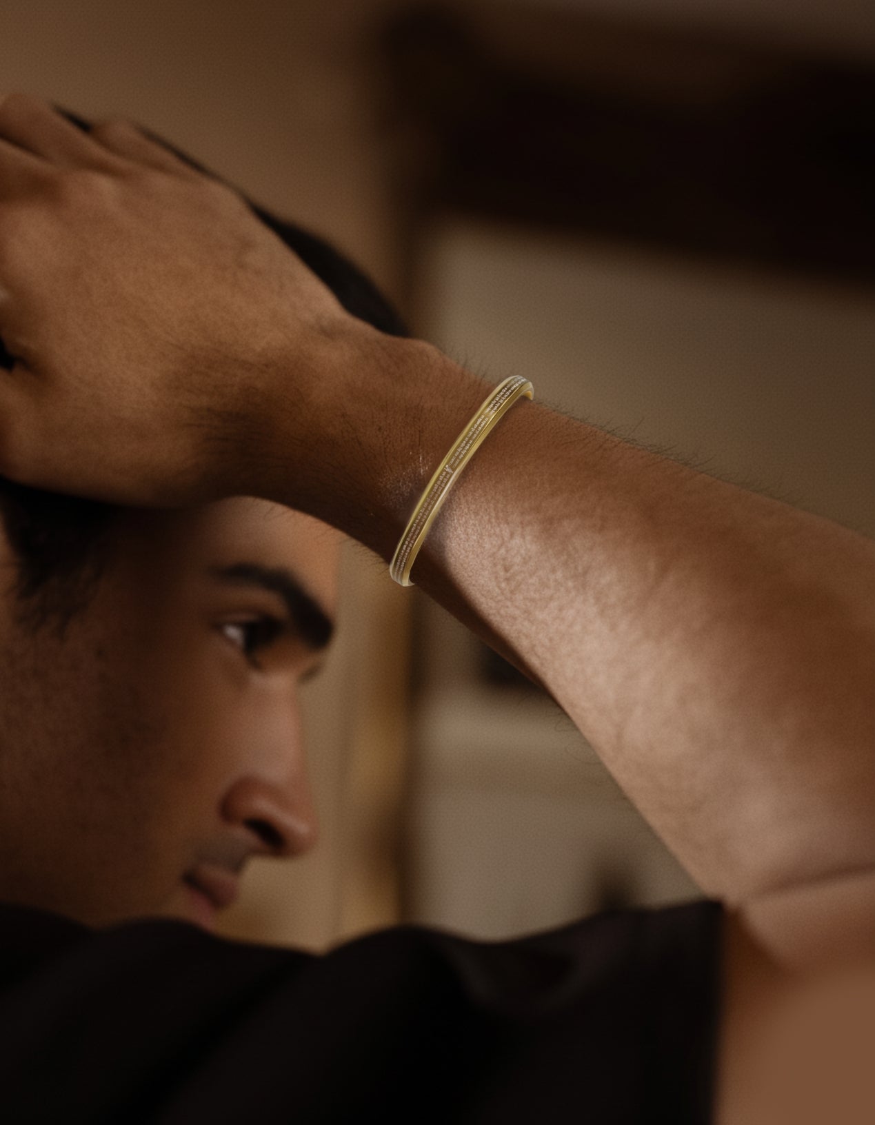 Hanuman Chalisa Gold Kada