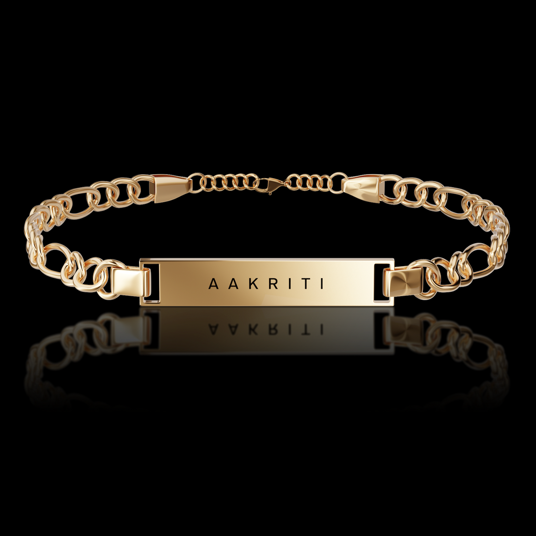 Buy Personalized Gold Plated Bracelets for Women at Best Prices