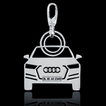 Personalised Number Plate Car Keychain