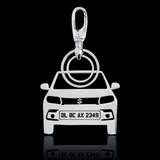 Personalised Number Plate Car Keychain