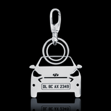 Personalised Number Plate Car Keychain