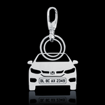 Personalised Number Plate Car Keychain