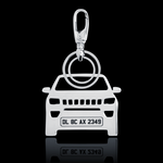 Personalised Number Plate Car Keychain