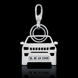 Personalised Number Plate Car Keychain