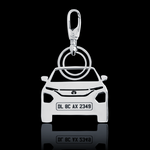 Personalised Number Plate Car Keychain