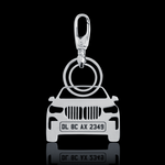 Personalised Number Plate Car Keychain