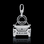 Personalised Number Plate Car Keychain