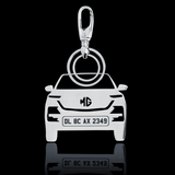 Personalised Number Plate Car Keychain