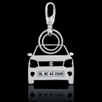 Personalised Number Plate Car Keychain