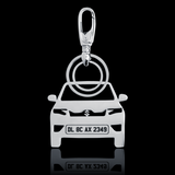 Personalised Number Plate Car Keychain