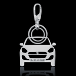 Personalised Number Plate Car Keychain