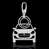 Personalised Number Plate Car Keychain