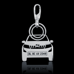 Personalised Number Plate Car Keychain