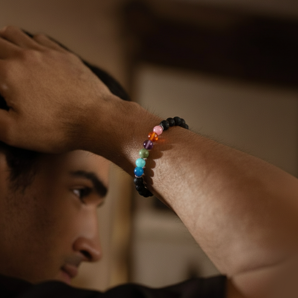 7 CHAKRA ENERGY ALIGNMENT BRACELET (PERSONALISED)