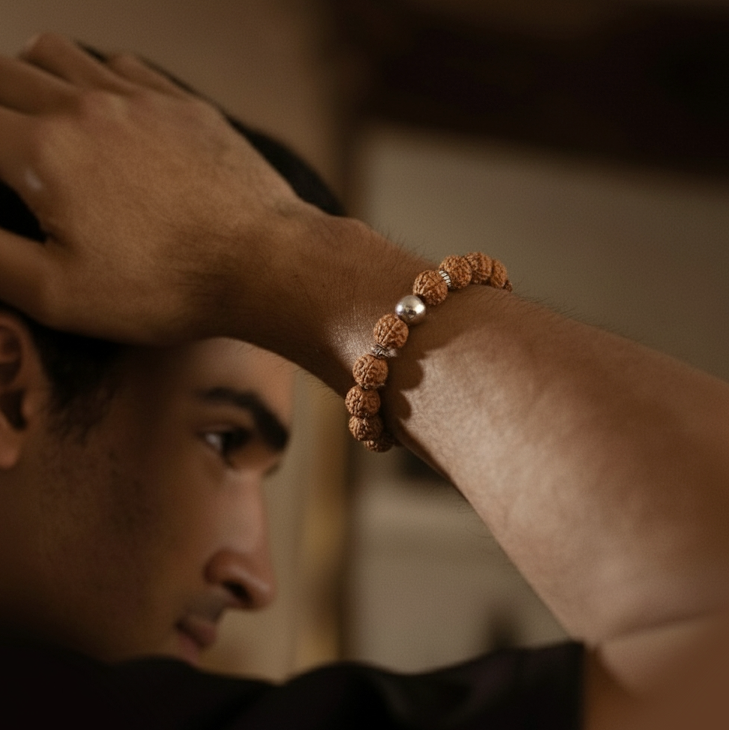 RUDRAKSHA SPIRITUAL BRACELET (PERSONALISED)