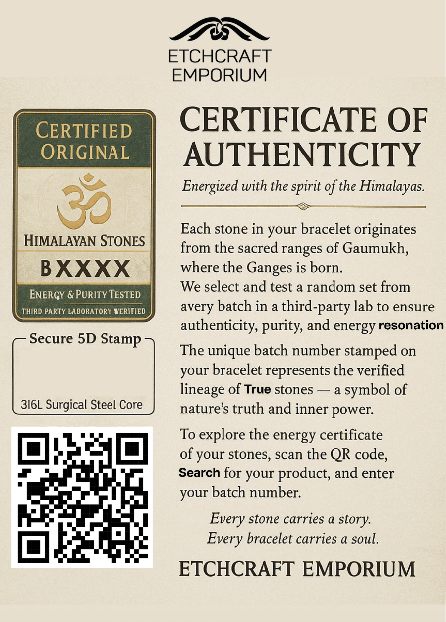 🕉️ 9 Chakra Guardian Bracelet (Personalised)