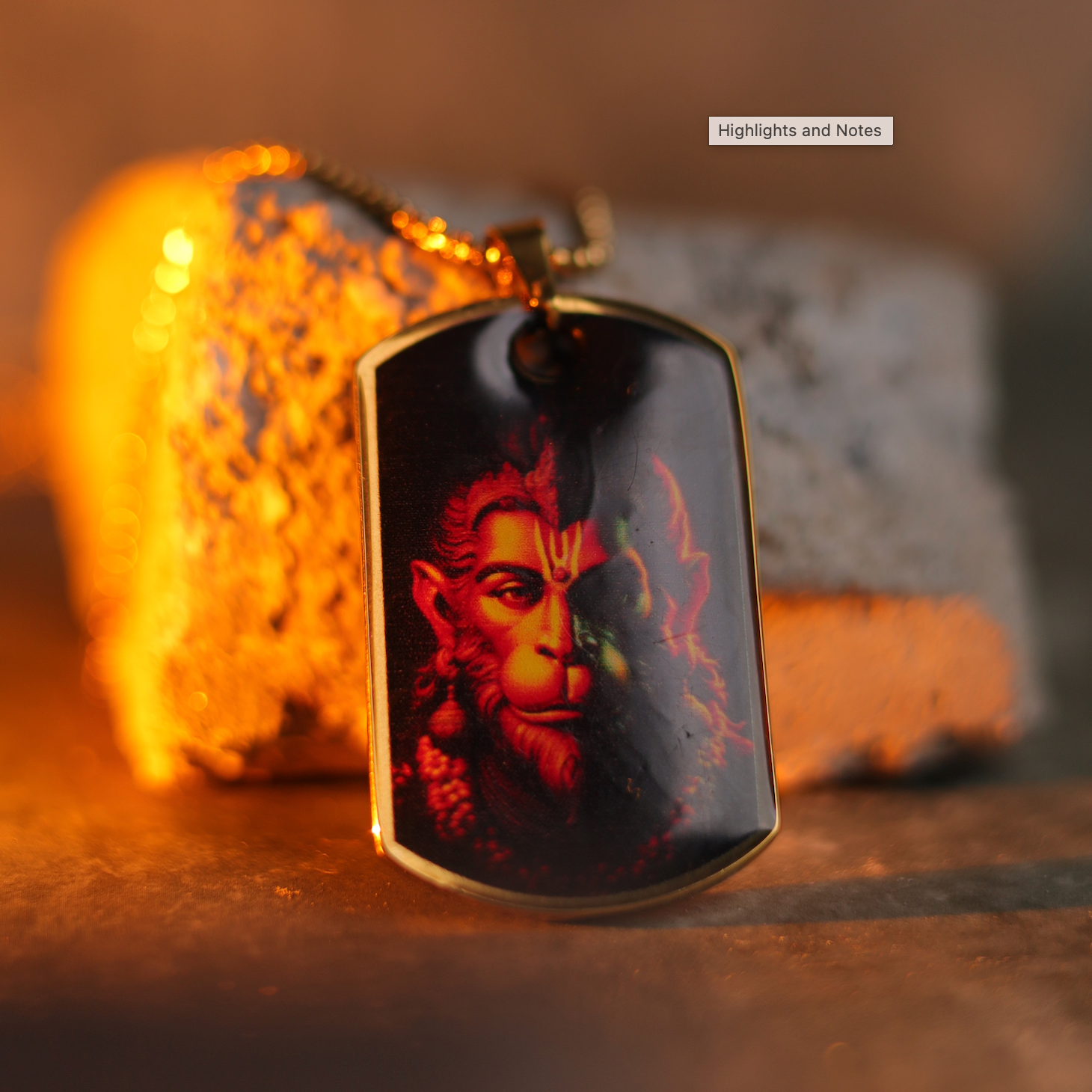 Hanuman Shakti Locket for Men