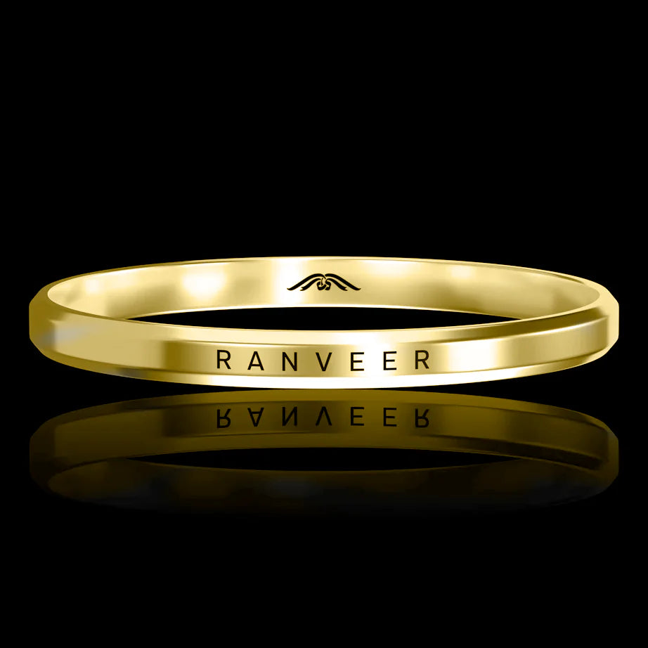 Personalised Timeless Gold Kada
