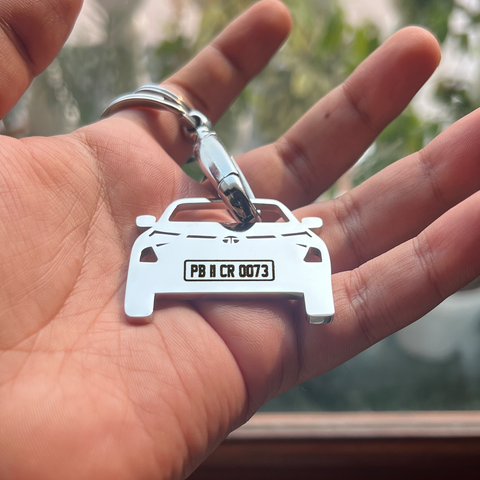 Car Keychain | Personalised Number Plate Car Keychain