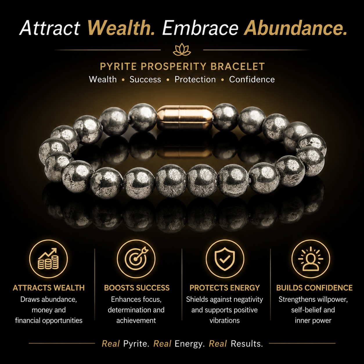 PYRITE PROSPERITY BRACELET (Money Magnet)
