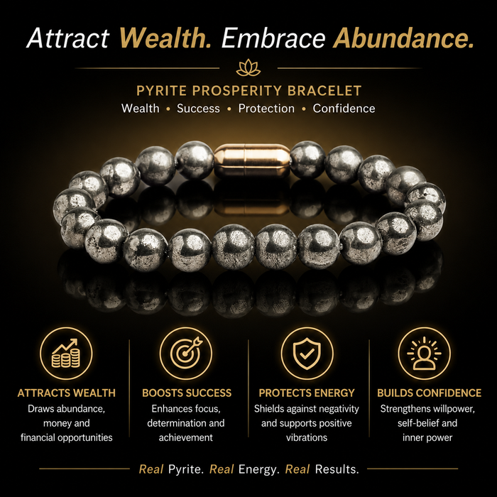 PYRITE PROSPERITY BRACELET (Money Magnet)