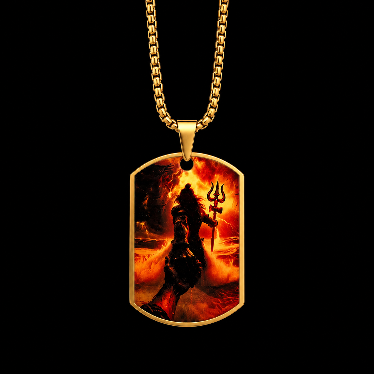 Shiva Chalisa Shakti Locket for Men