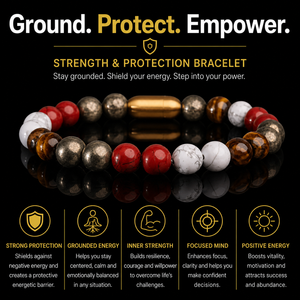 Warrior Spirit 4 Stone Bracelet (Personalised)