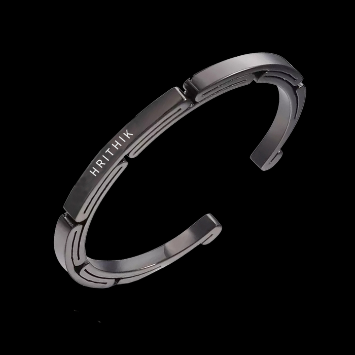Personalised Zeus Black Kada