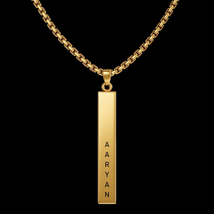 Personalised Cuboid Locket for Men