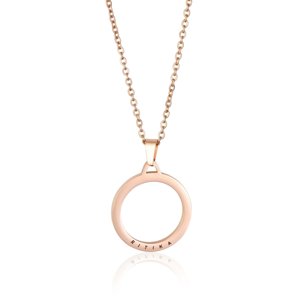 Ring-pendant necklace - Gold-coloured - | H&M IN