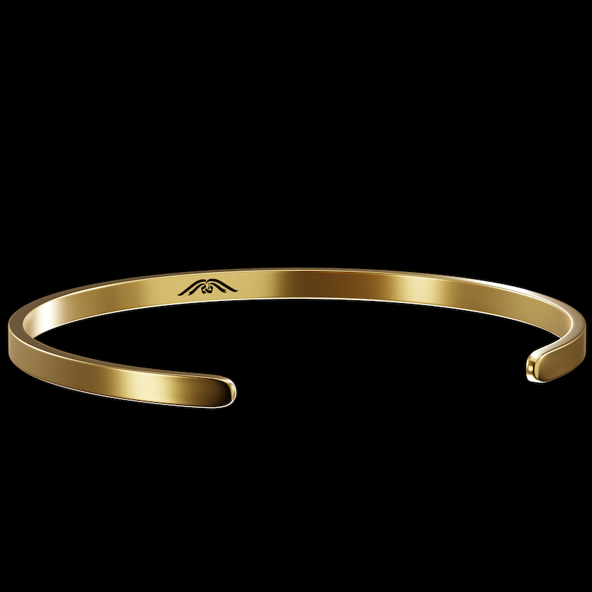 Classic 22k Gold Om Cuff – Andaaz Jewelers