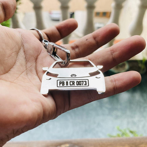 Car Keychain | Personalised Number Plate Car Keychain