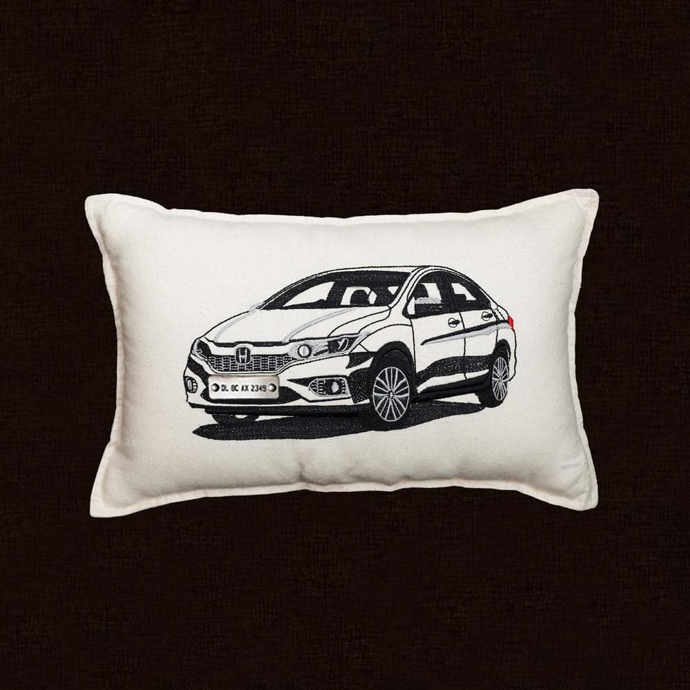 Personalised Number Plate Car Cushion Cover