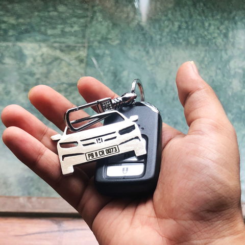 Car Keychain | Personalised Number Plate Car Keychain