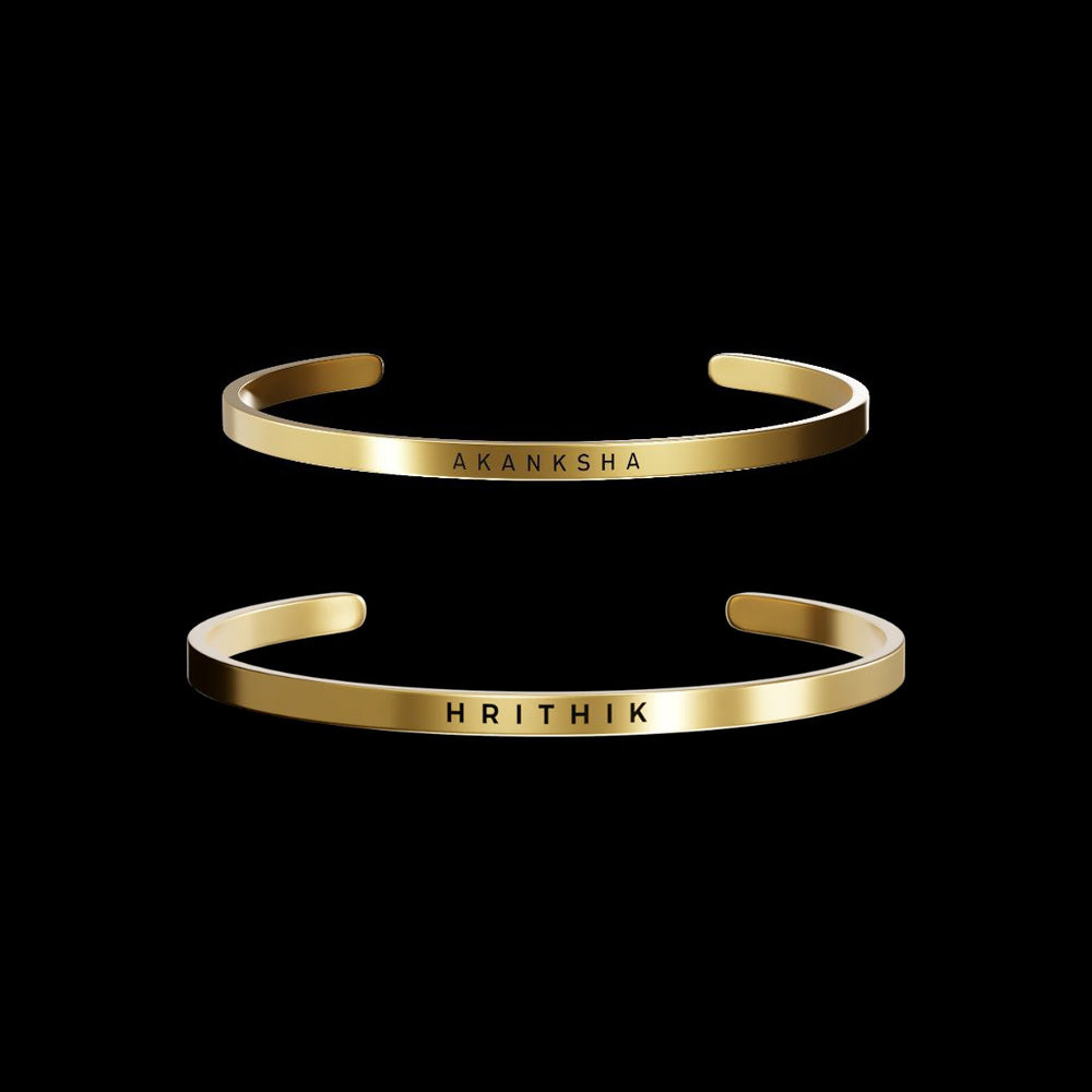 Personalised Classic Couple Bracelets