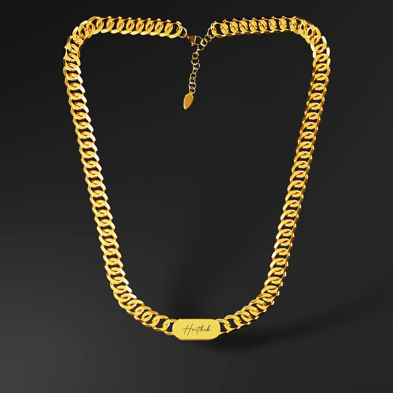 Buy Personalised Cuban Link Chain Online for Men & Women