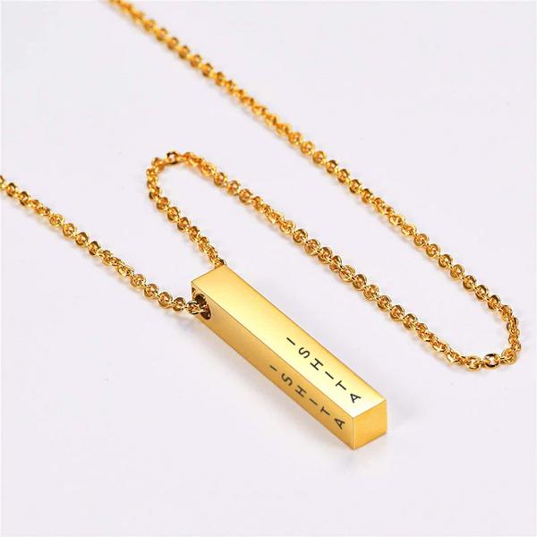 Personalised Cuboid Pendant