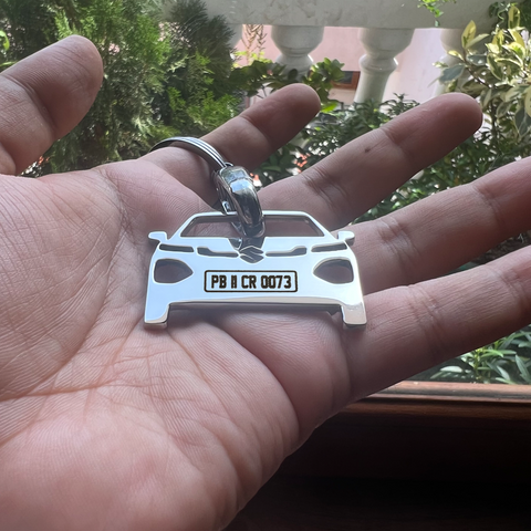 Car Keychain | Personalised Number Plate Car Keychain