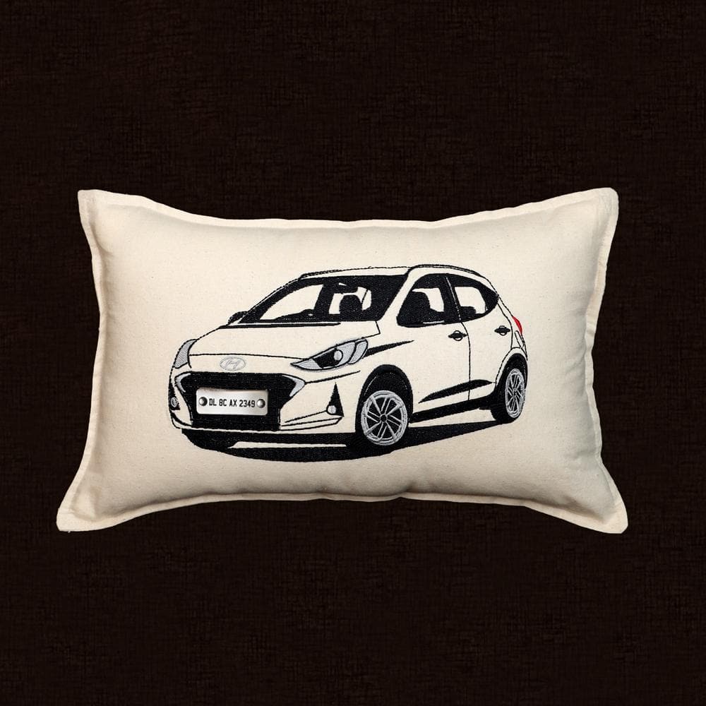 Personalised Number Plate Car Cushion Cover