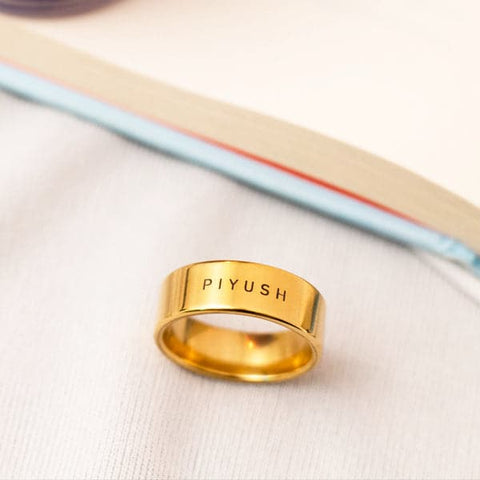 Wedding Rings Custom Nameplate Name Ring Stainless Steel Jewelry  Personalized 3D Name Rings Women Men Chunky Anel Masculino Christmas Gift  231218 From Pong03, $27.73 | DHgate.Com