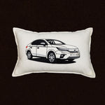 Personalised Number Plate Car Cushion Cover