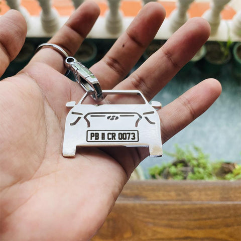 Car Keychain | Personalised Number Plate Car Keychain