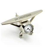 Personalised Plane Clock Paper Weight