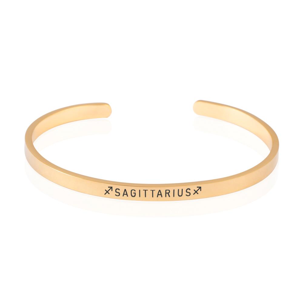 Buy Gold Plated Sagittarius Zodiac Charm Bracelet by MNSH Online at Aza  Fashions.