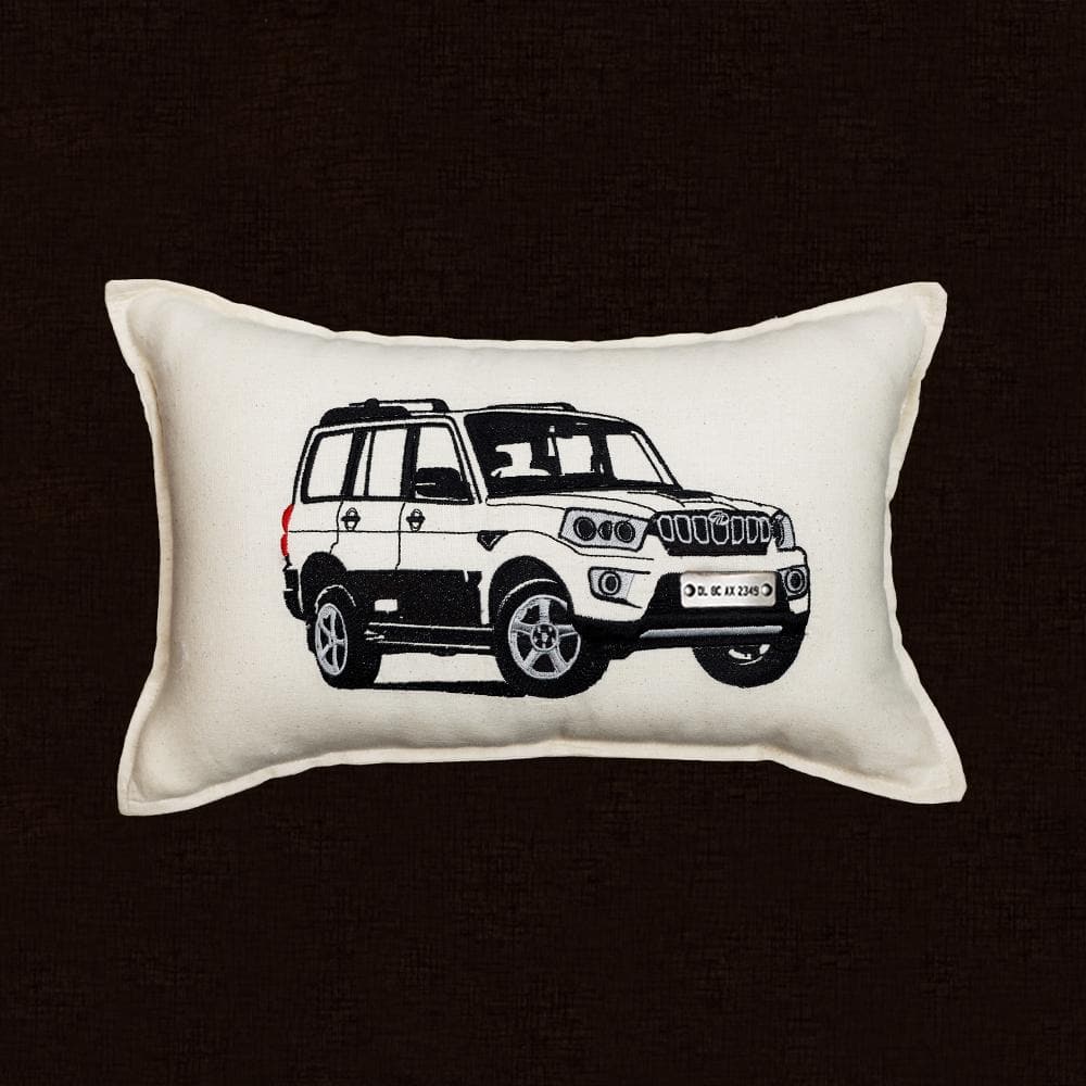 Personalised Number Plate Car Cushion Cover