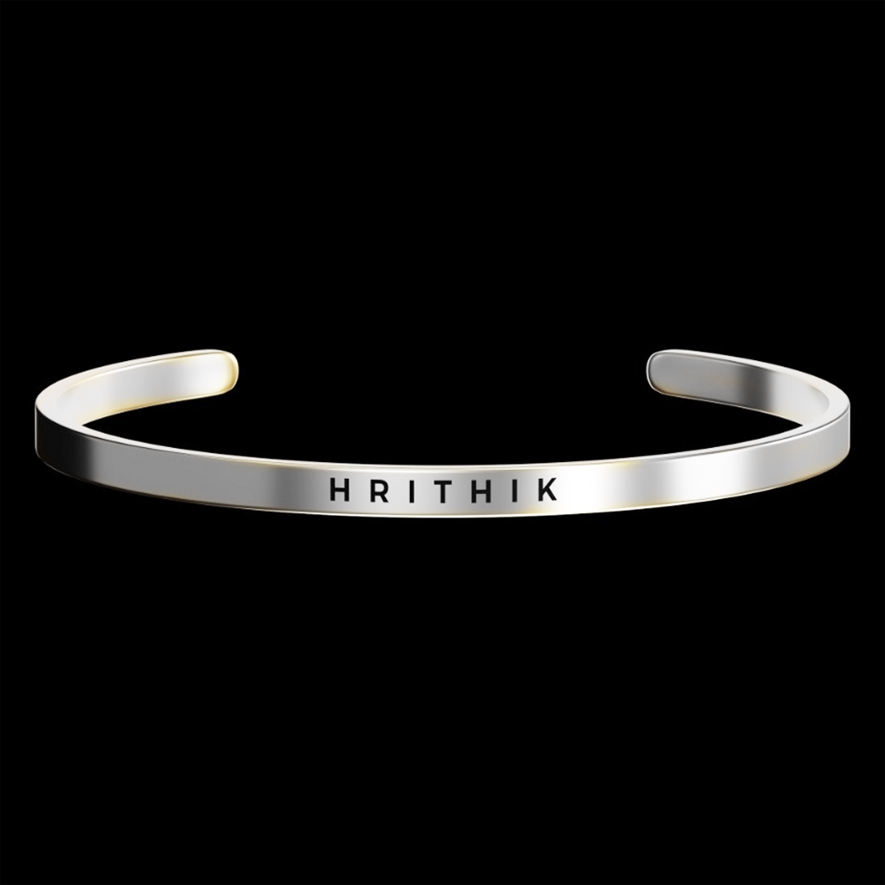 Buy Personalized Mens Bracelet Silver Stainless Steel Online in India   Etsy
