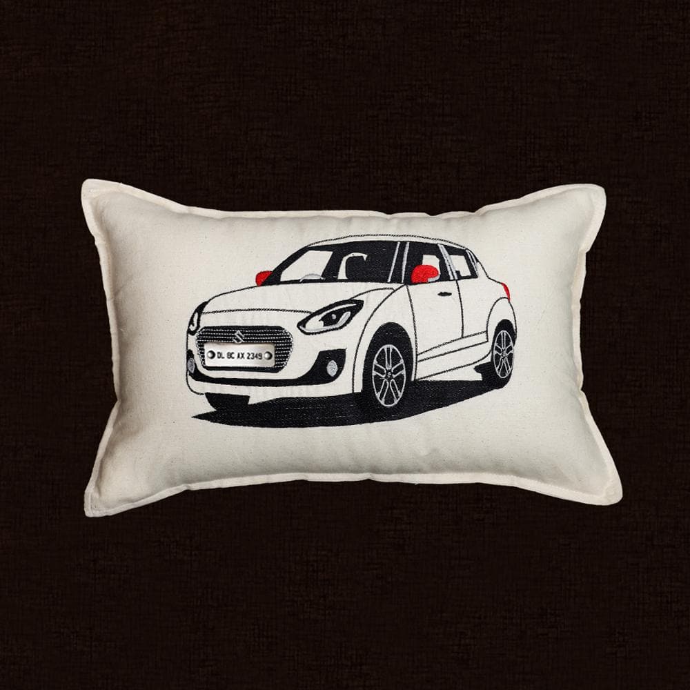 Personalised Number Plate Car Cushion Cover