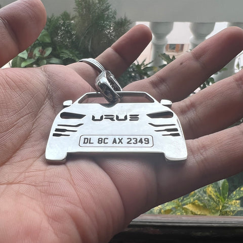 Car Keychain | Personalised Number Plate Car Keychain